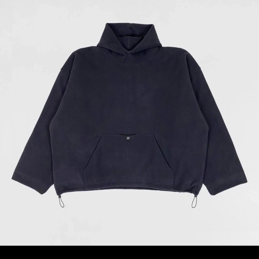 Yeezy x Gap 32 Polar Fleece Padded Hoodie – Black – XL – NIB *